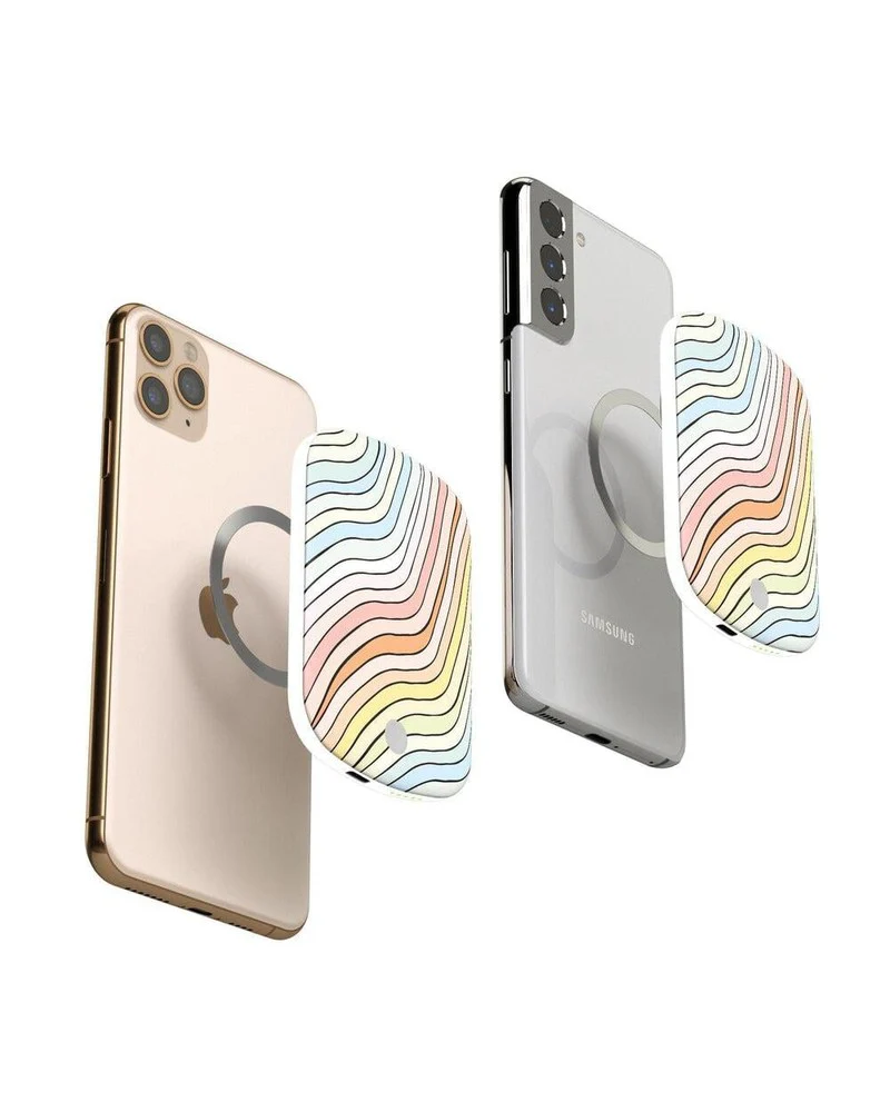 Ride The Wave | Pastel Rainbow Lined Power Pod - Bansusa
