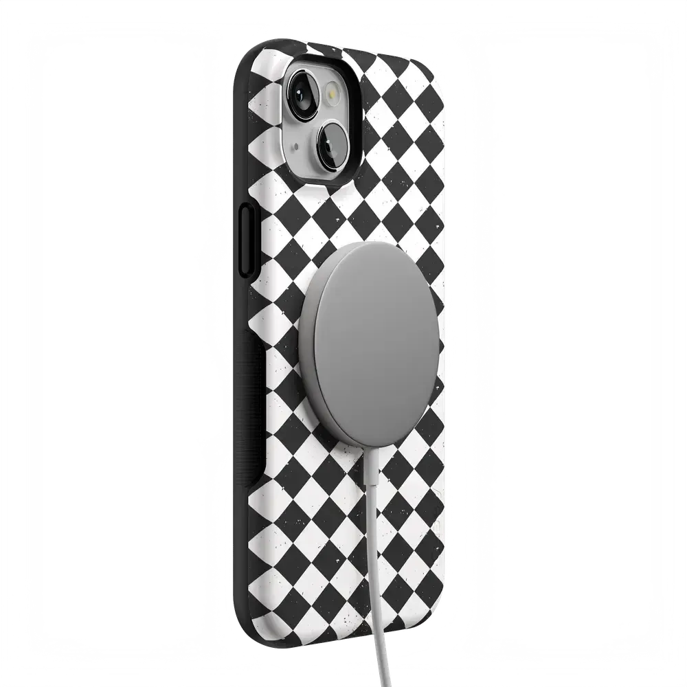 Salem's Hex | Black & White Checkered Case - Bansusa
