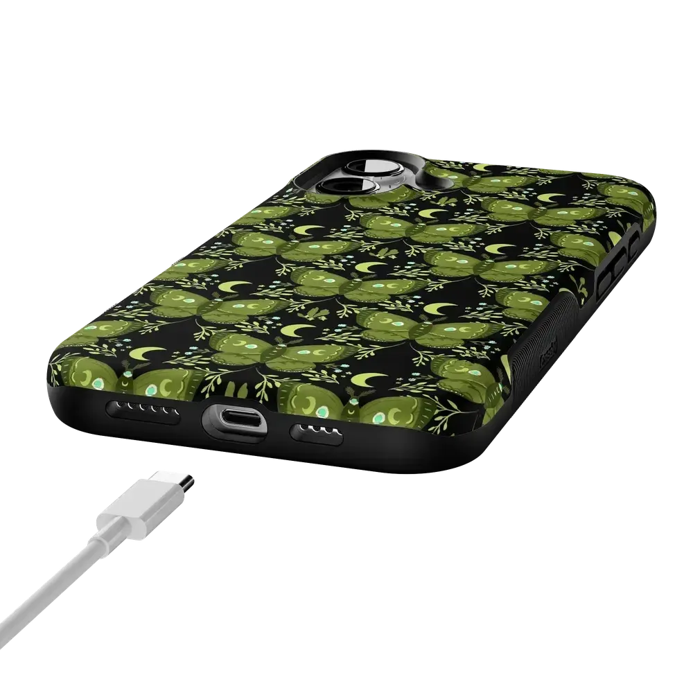 Mystic Moths | Green Twilight Case - Bansusa