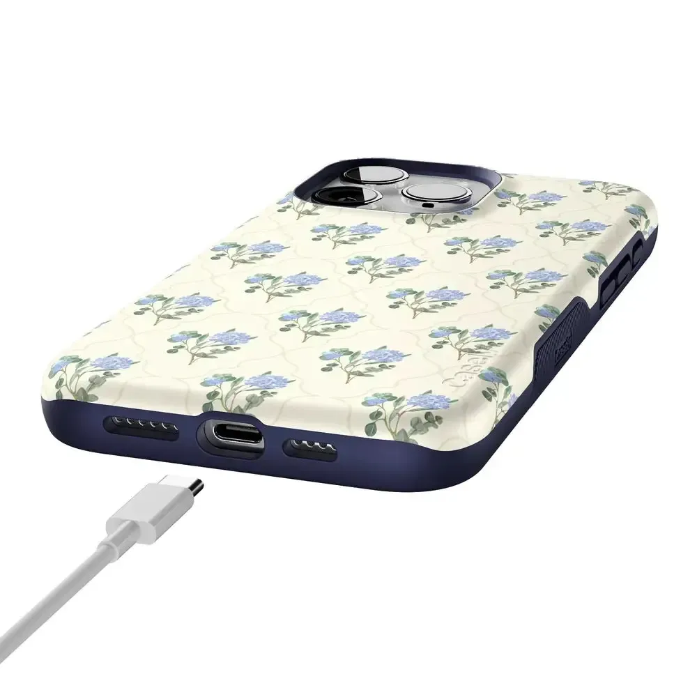 Vintage Garden | Blue Hydrangea Case - Bansusa