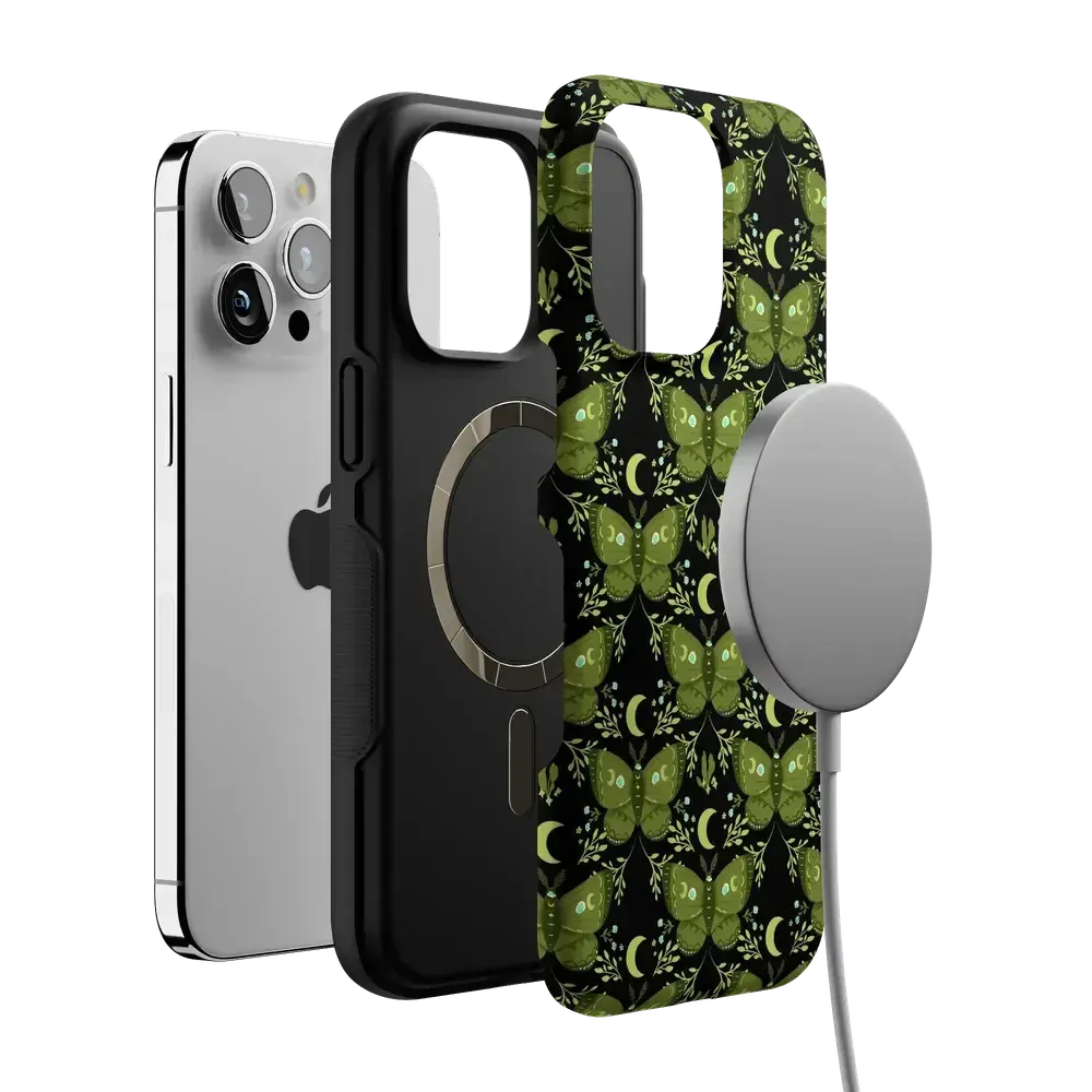 Mystic Moths | Green Twilight Case - Bansusa