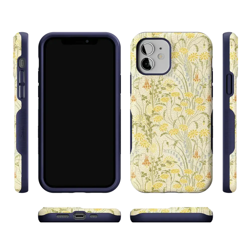 Boho Blooms | Golden Floral Case - Bansusa