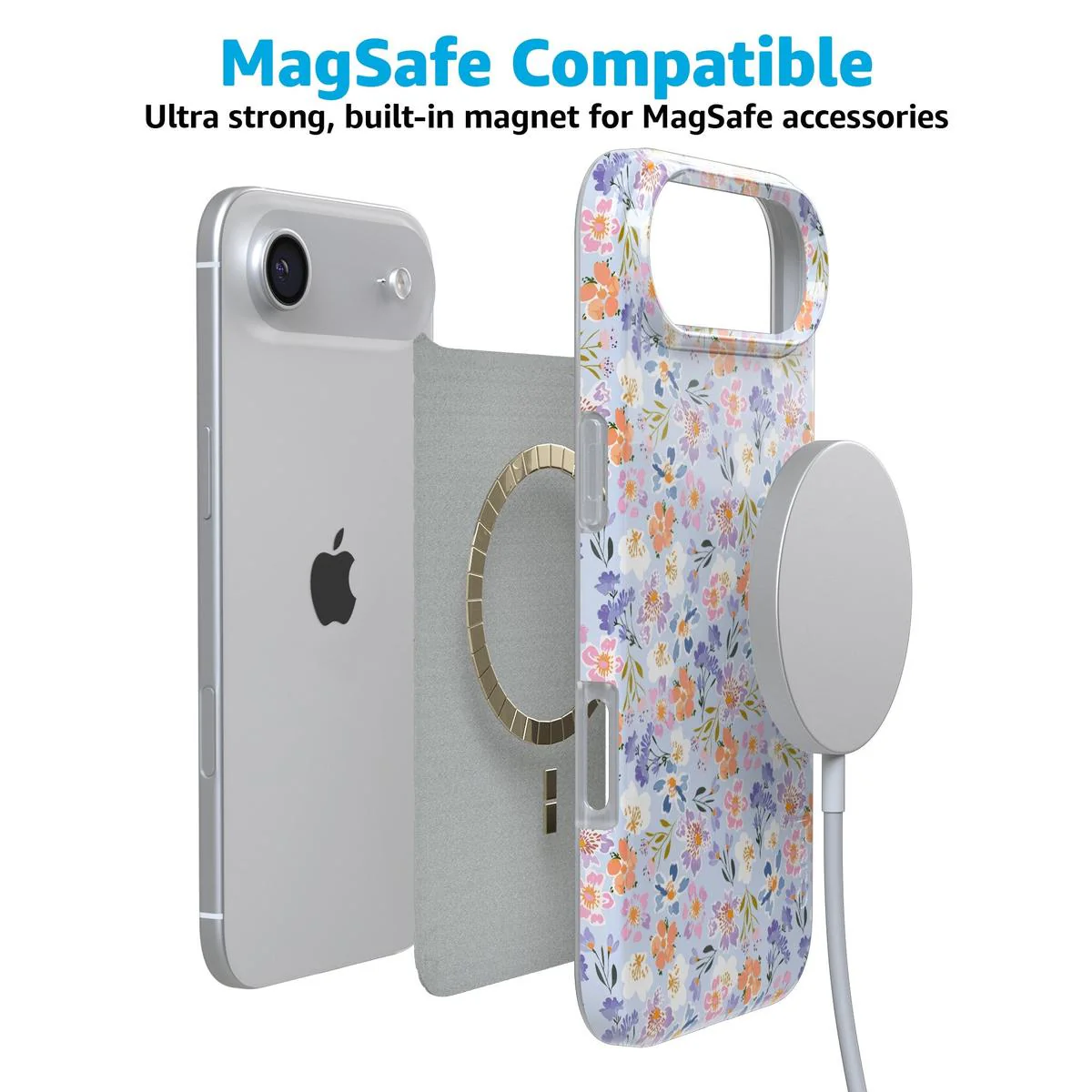 Poppy Meadows | Pastel Floral Case - Bansusa