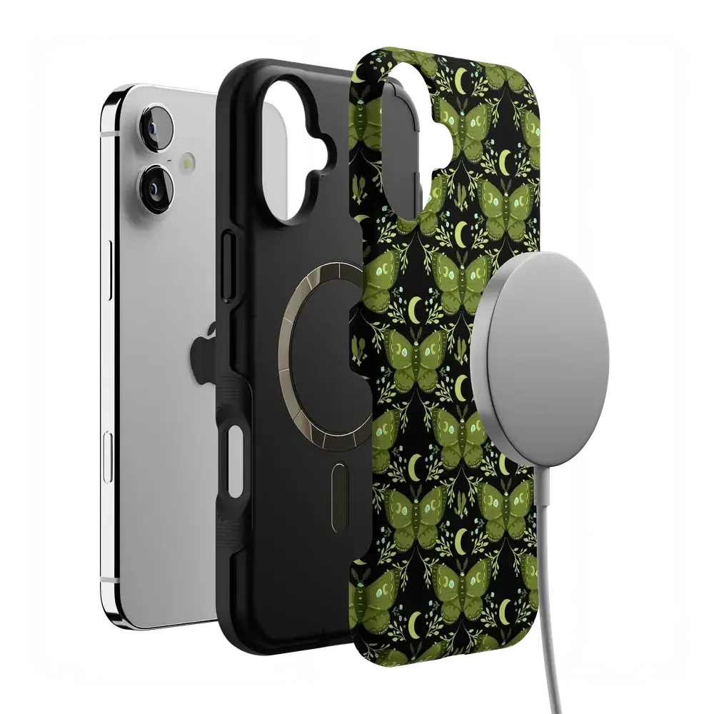 Mystic Moths | Green Twilight Case - Bansusa