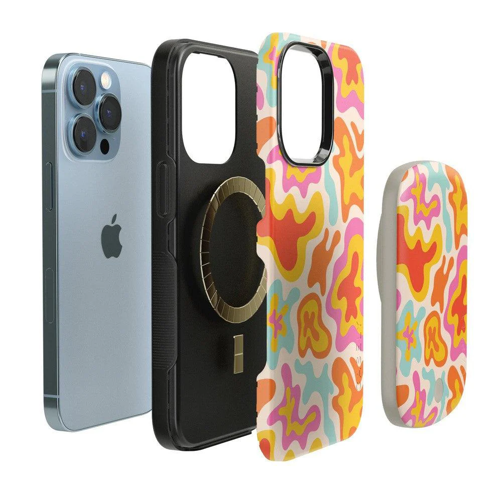 Tropical Color Splash | Abstract Retro Power Pod - Bansusa