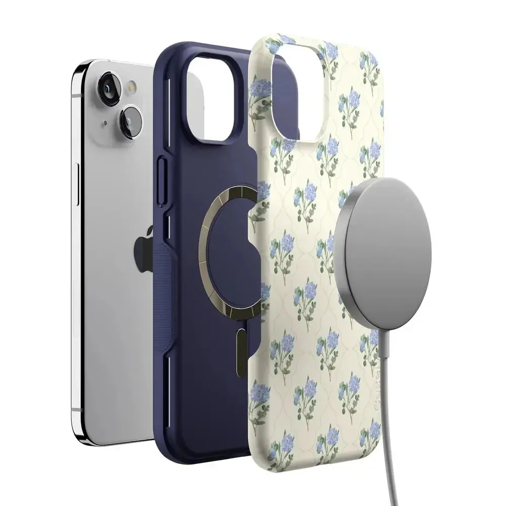 Vintage Garden | Blue Hydrangea Case - Bansusa