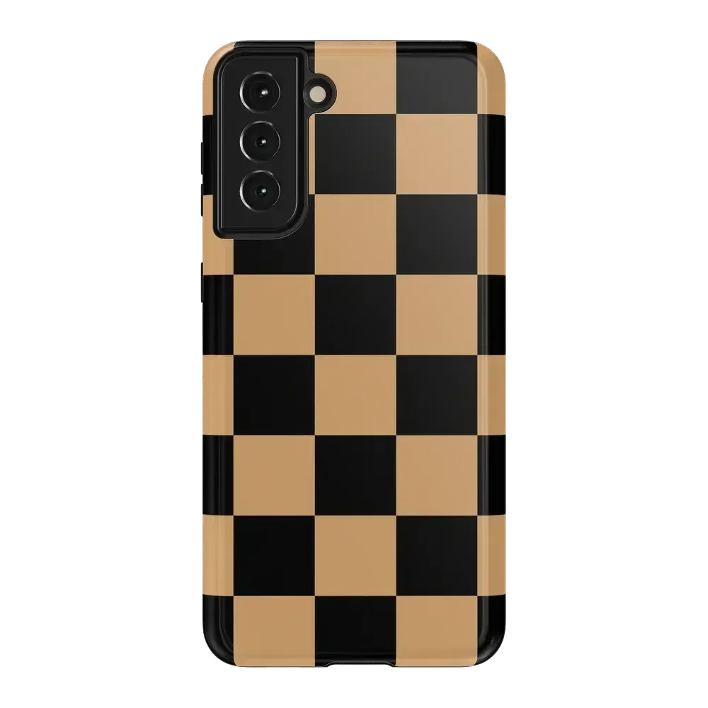 Fit Check | Black & Brown Checkerboard Case - Bansusa