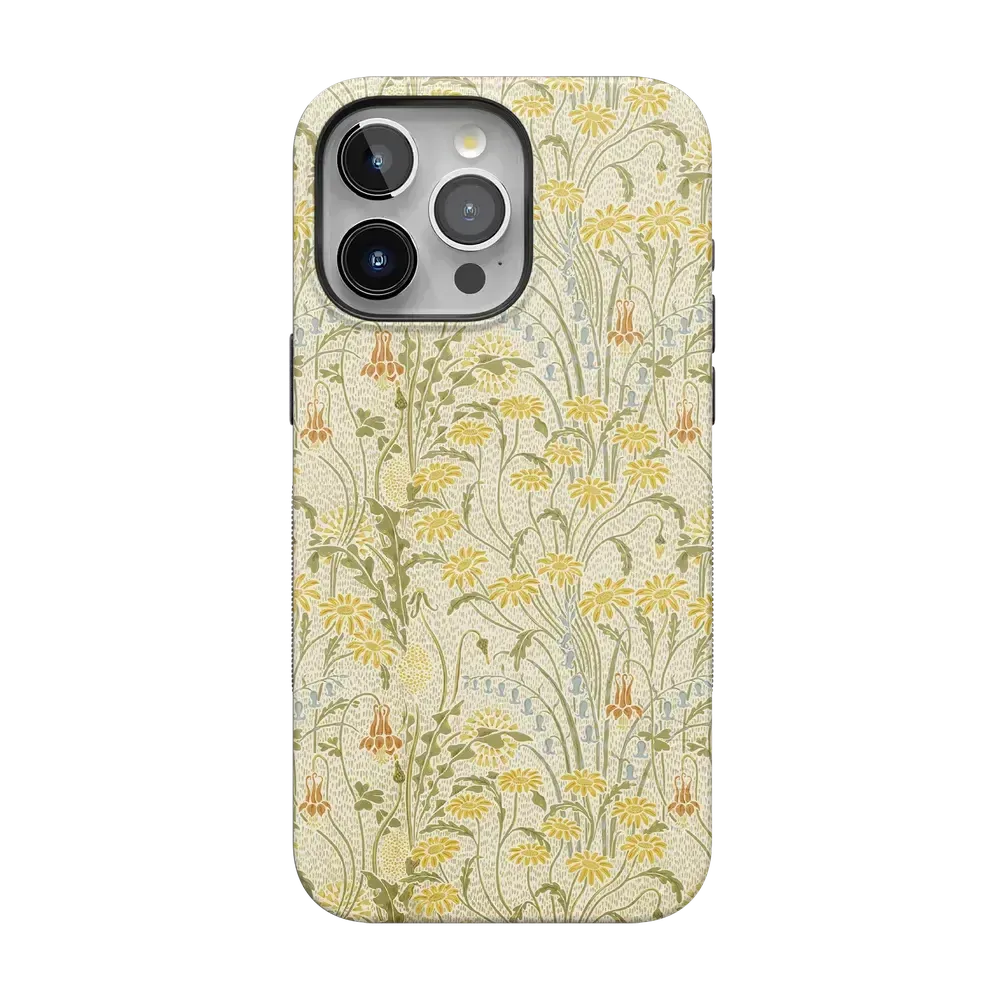 Boho Blooms | Golden Floral Case - Bansusa