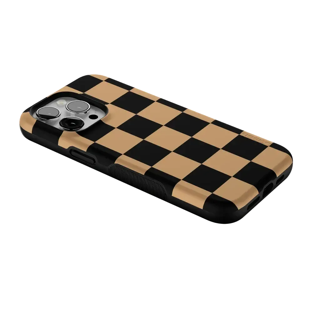 Fit Check | Black & Brown Checkerboard Case - Bansusa