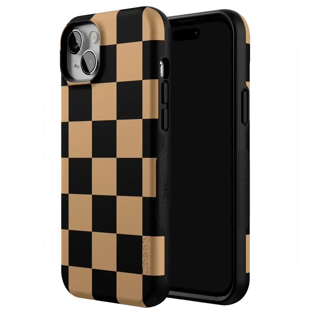 Fit Check | Black & Brown Checkerboard Case - Bansusa