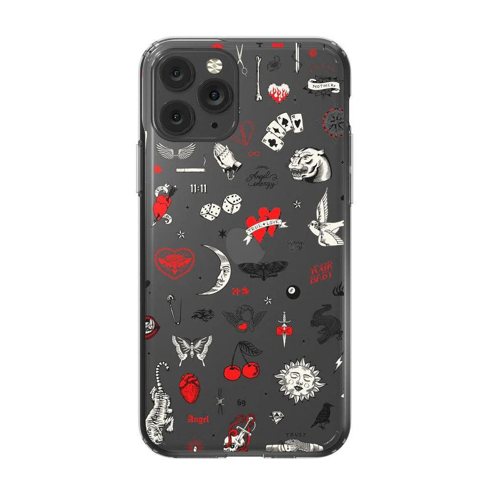 Not a Phase | Clear Flash Tattoo Case - Bansusa