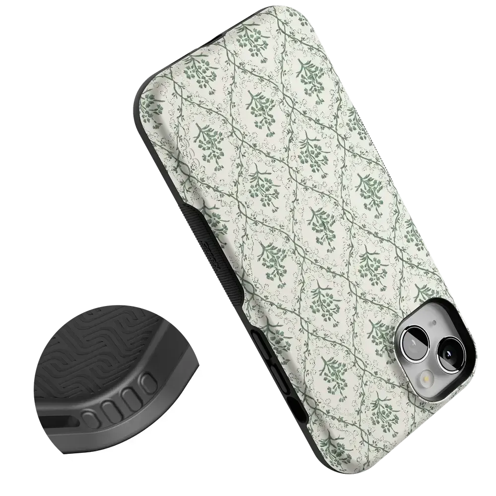 Sage Tapestry | Floral Vines Case - Bansusa