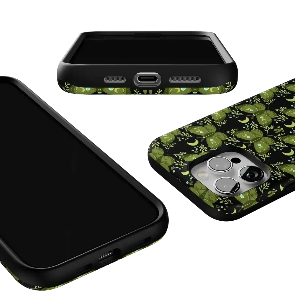Mystic Moths | Green Twilight Case - Bansusa