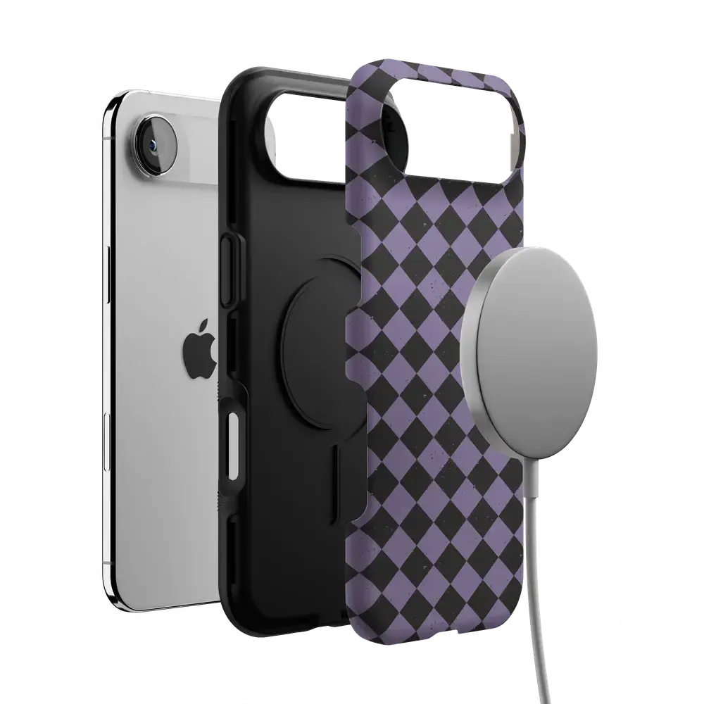 Midnight Hex | Purple Checkered Case - Bansusa