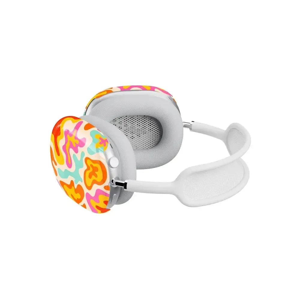Tropical Color Splash | Abstract Retro AirPods Max Case - Bansusa