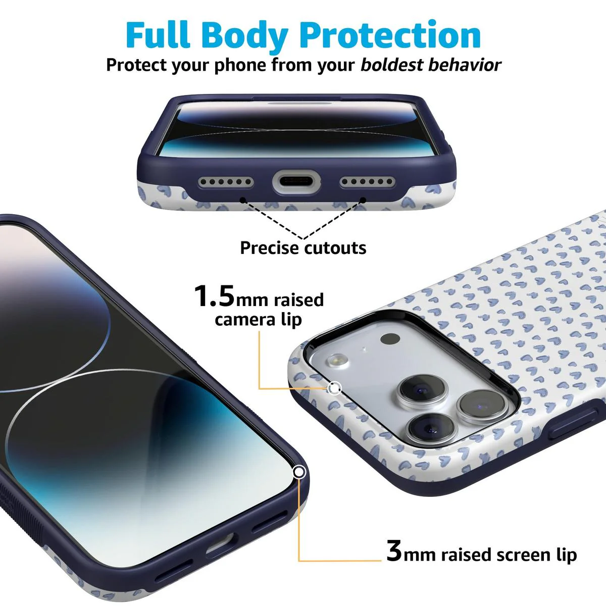 Lovebug | Blue Hearts Case - Bansusa