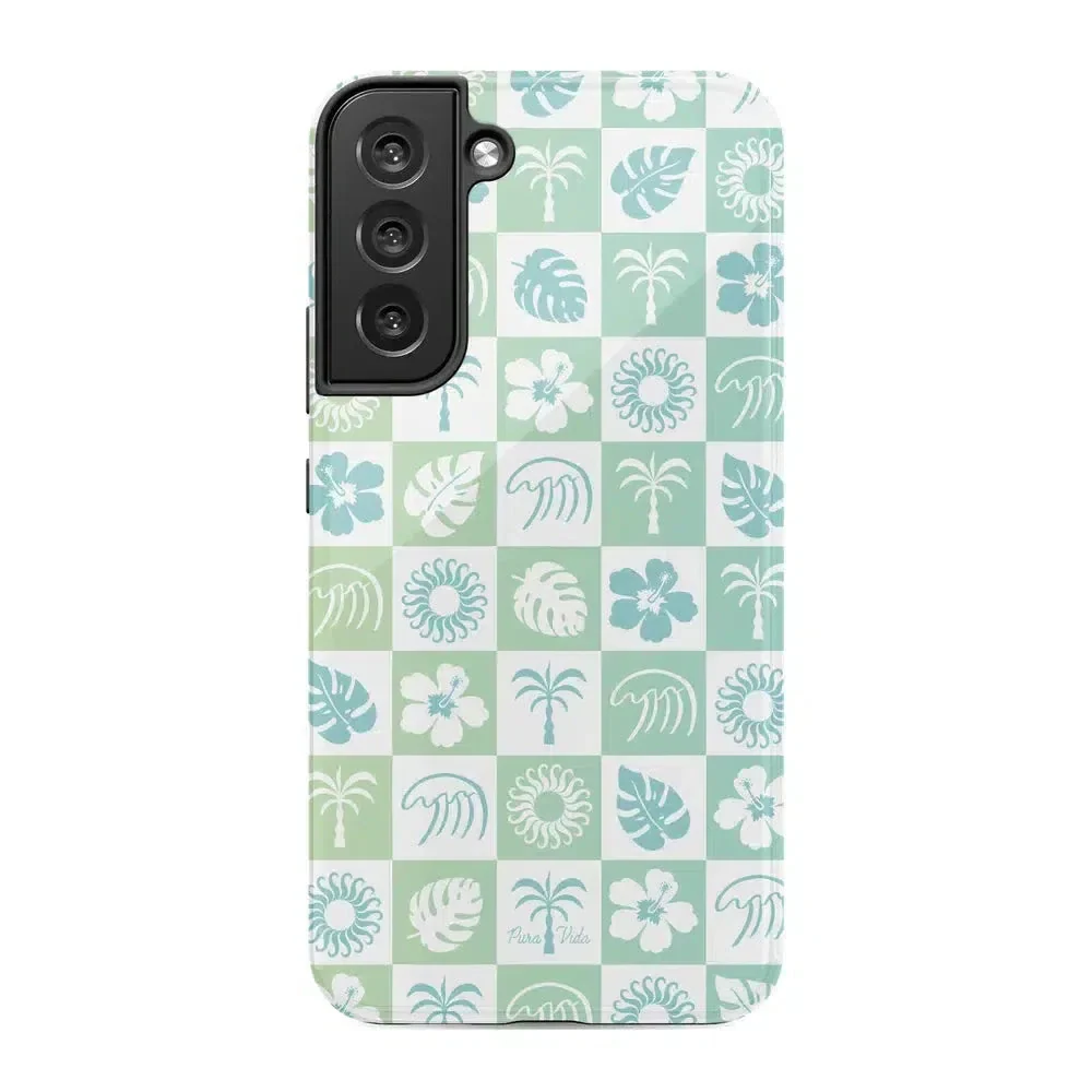 Coastal Checkers | Pura Vida Case - Bansusa