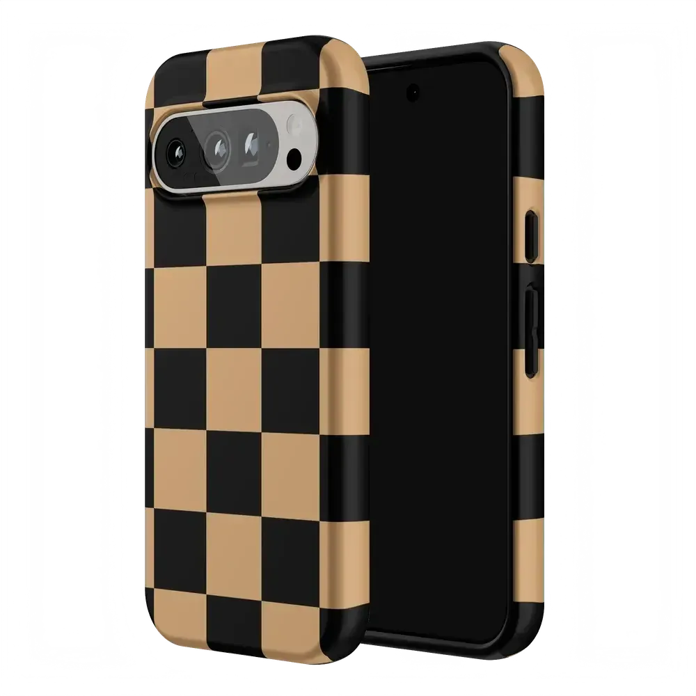 Fit Check | Black & Brown Checkerboard Case - Bansusa