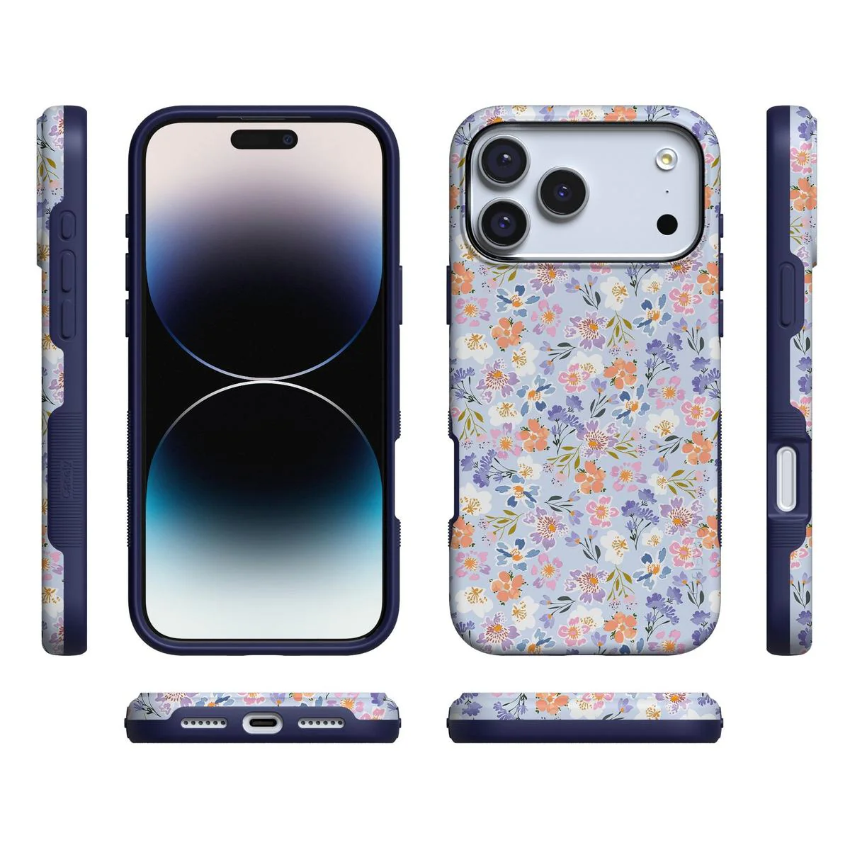Poppy Meadows | Pastel Floral Case - Bansusa