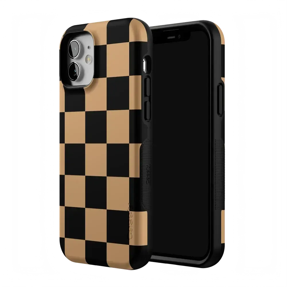 Fit Check | Black & Brown Checkerboard Case - Bansusa