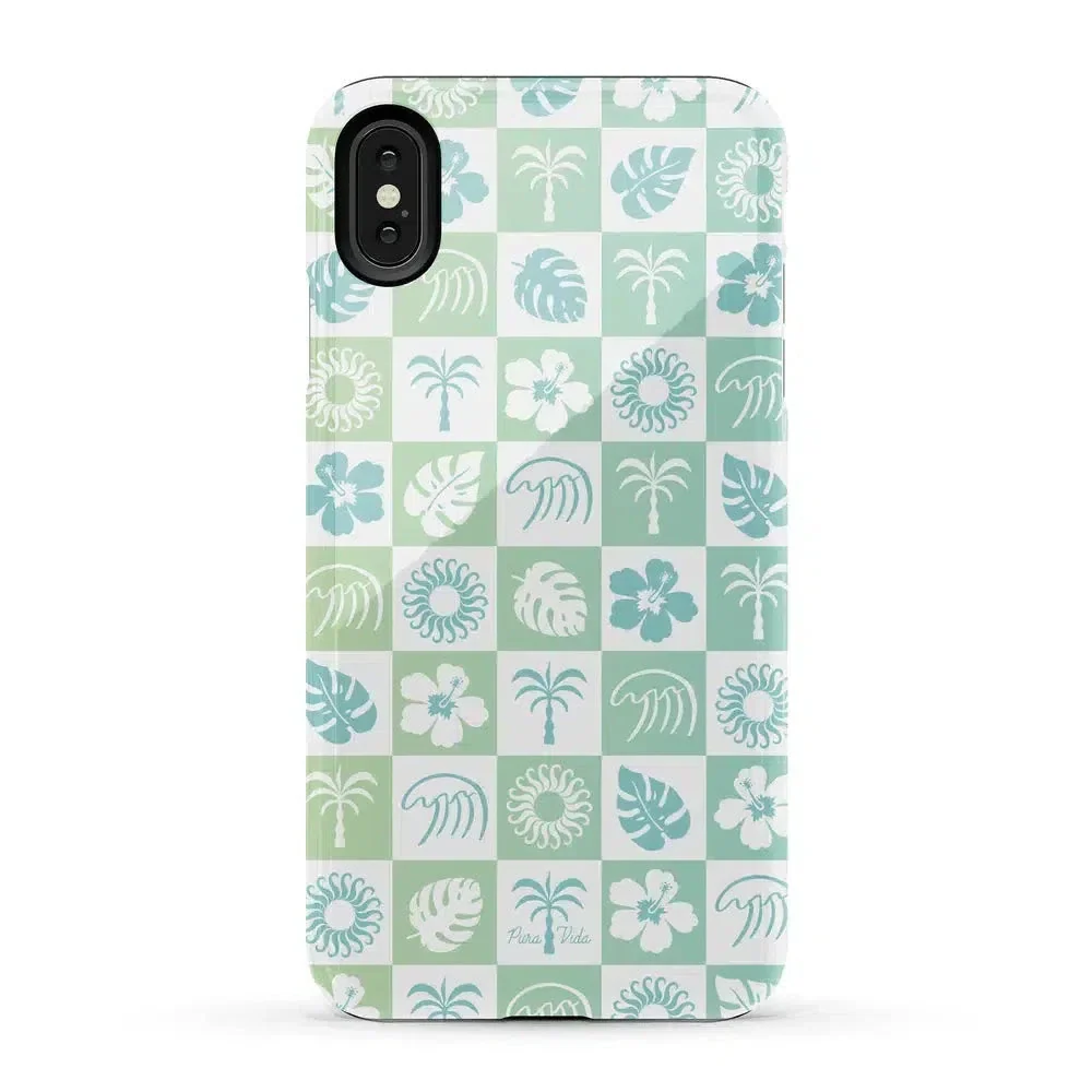 Coastal Checkers | Pura Vida Case - Bansusa