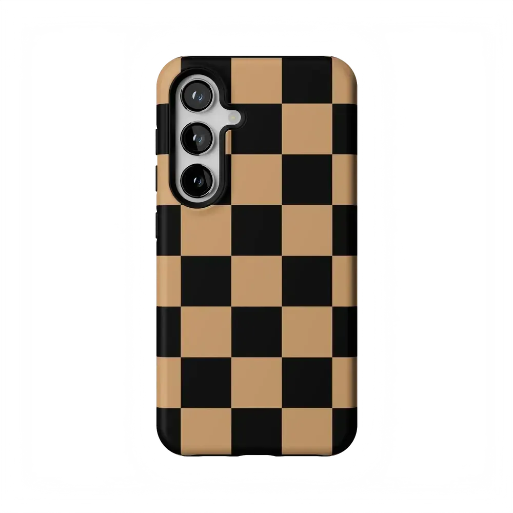 Fit Check | Black & Brown Checkerboard Case - Bansusa