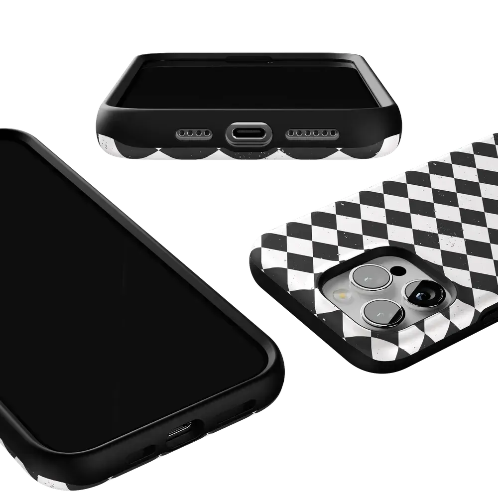 Salem's Hex | Black & White Checkered Case - Bansusa