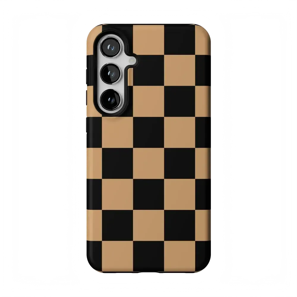 Fit Check | Black & Brown Checkerboard Case - Bansusa