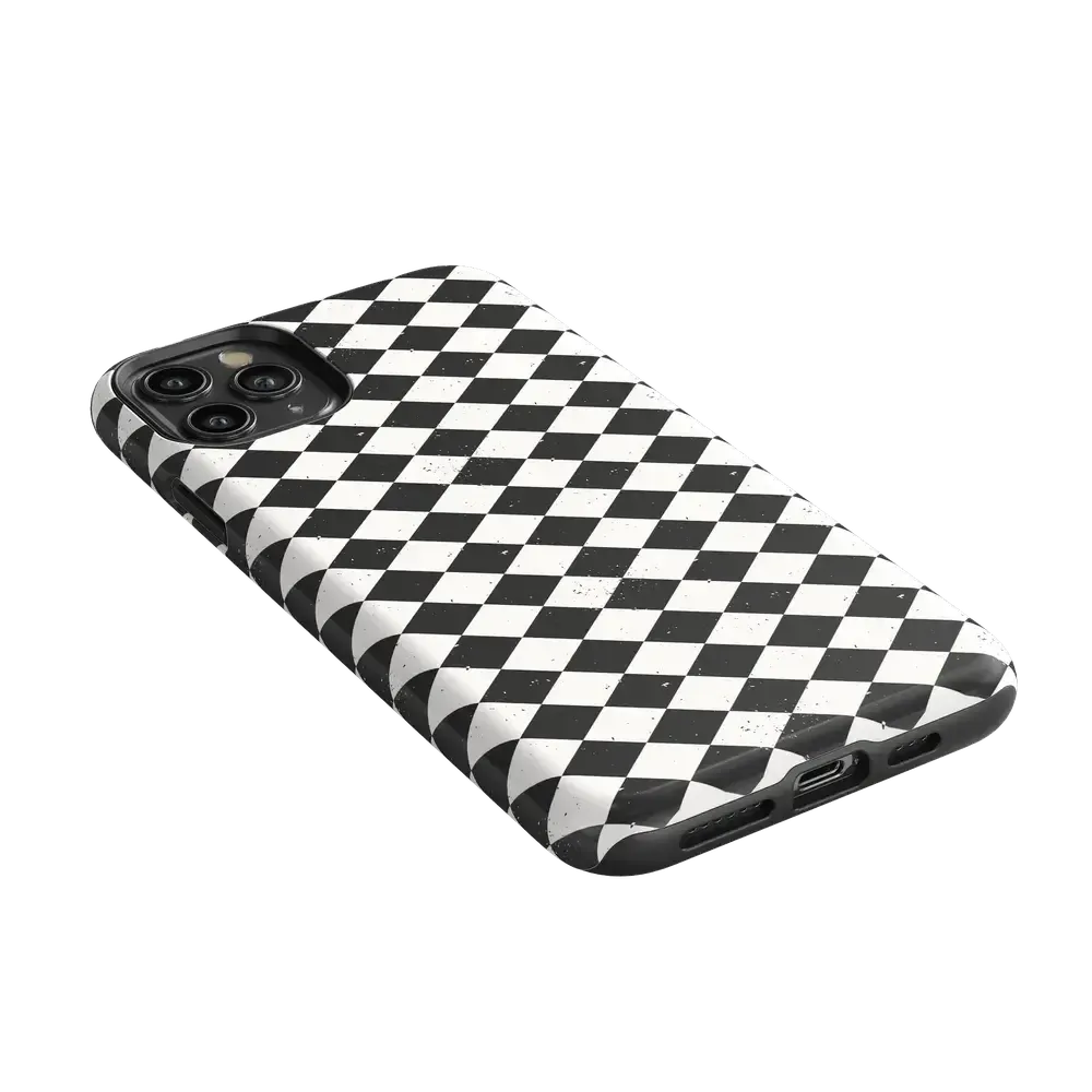 Salem's Hex | Black & White Checkered Case - Bansusa