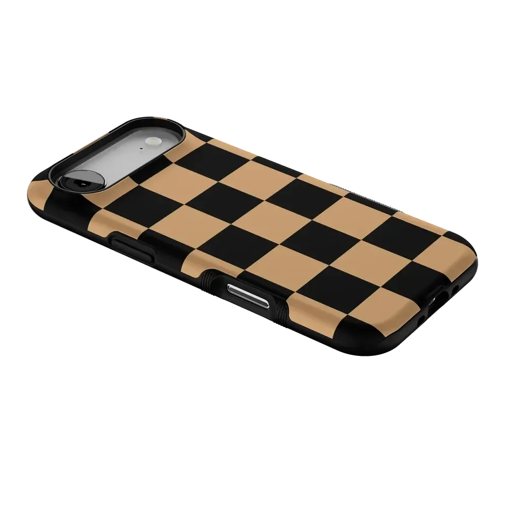 Fit Check | Black & Brown Checkerboard Case - Bansusa