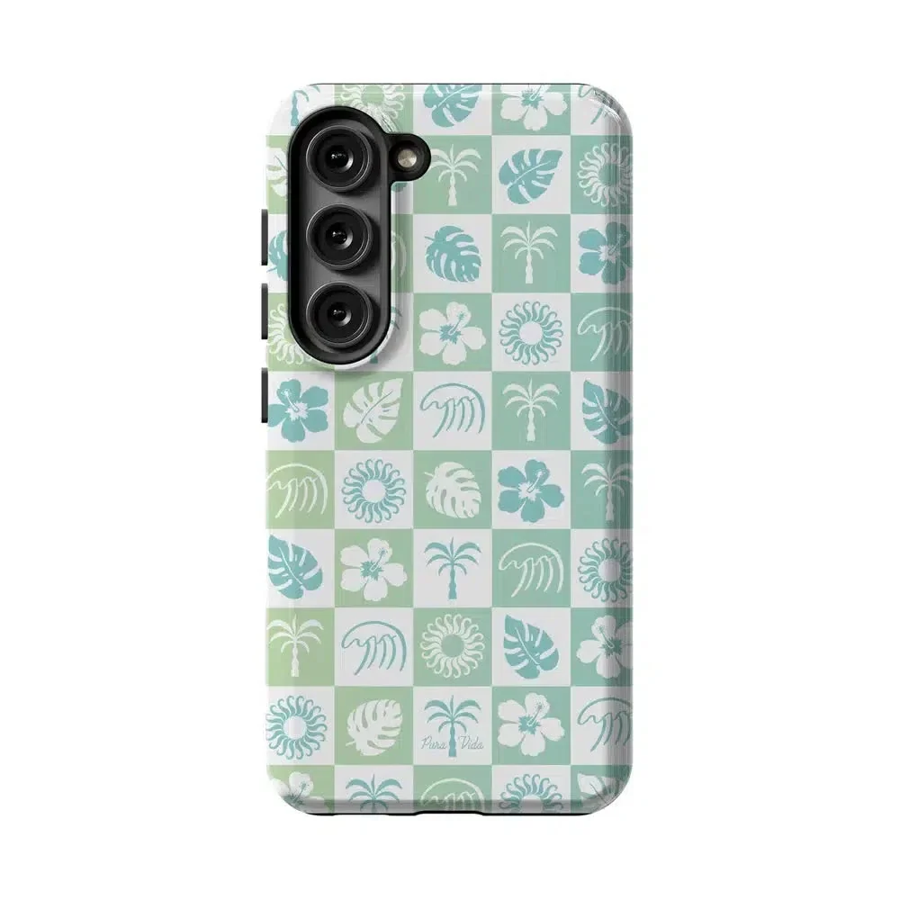 Coastal Checkers | Pura Vida Case - Bansusa