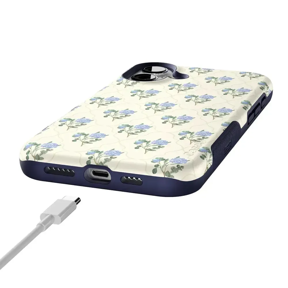 Vintage Garden | Blue Hydrangea Case - Bansusa