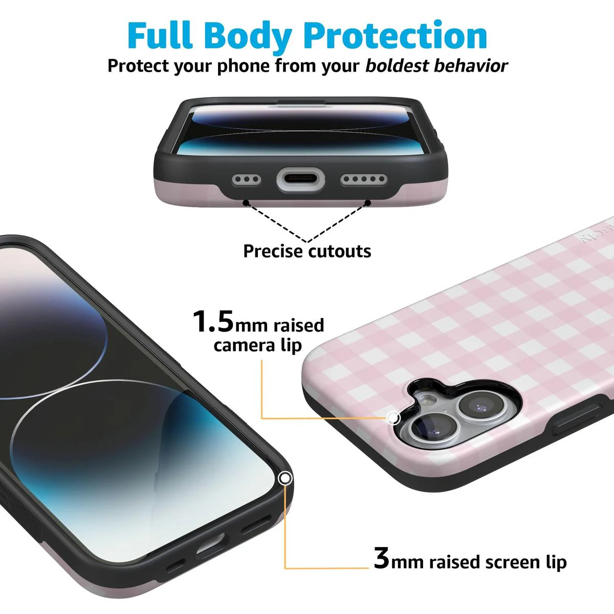 Pink Plaid | Sunday Best Case - Bansusa