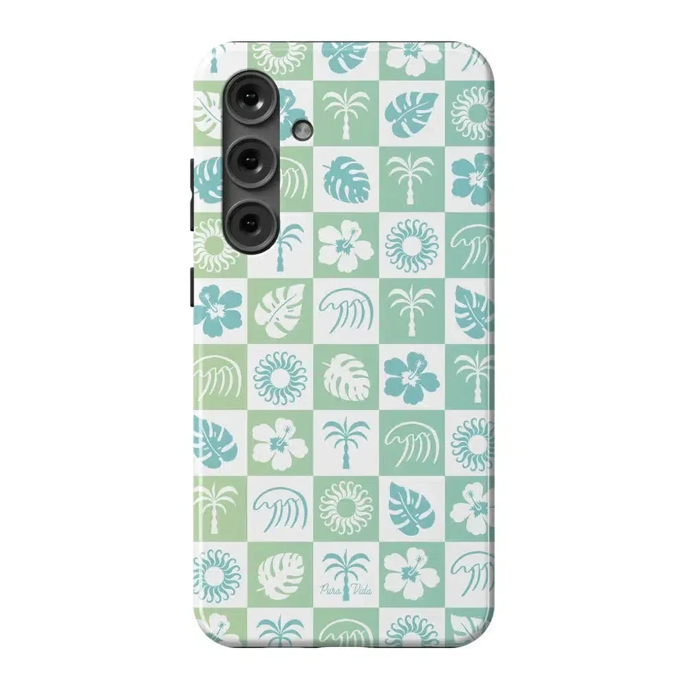 Coastal Checkers | Pura Vida Case - Bansusa