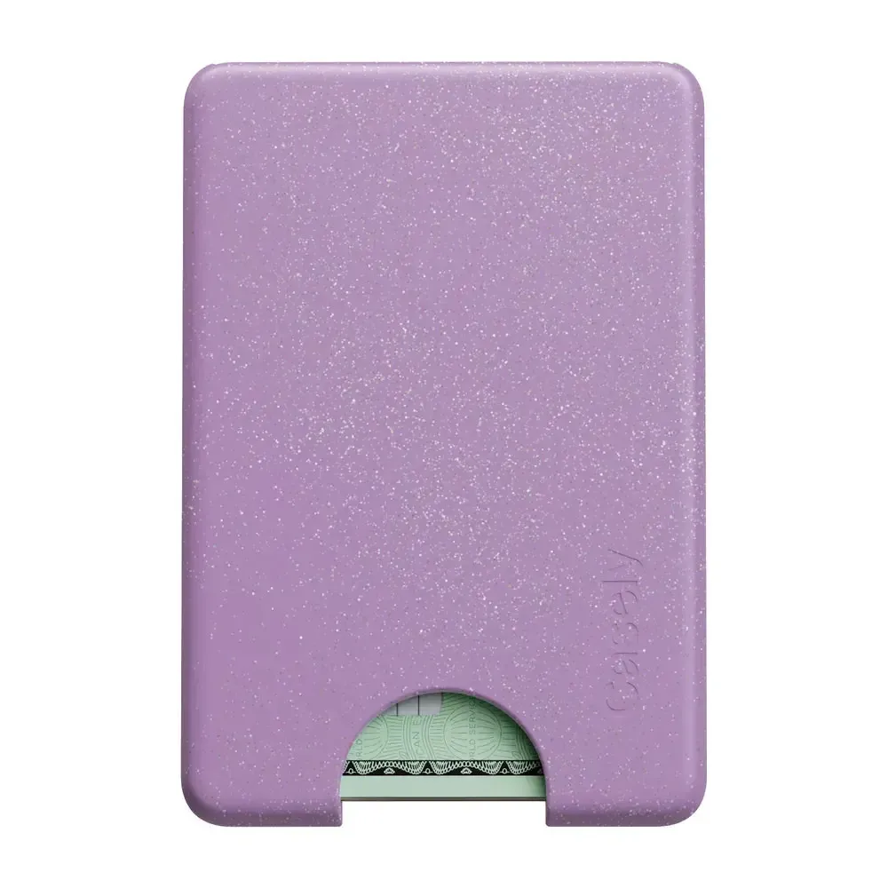 Lavender Waves | Purple Shimmer MagWallet - Bansusa