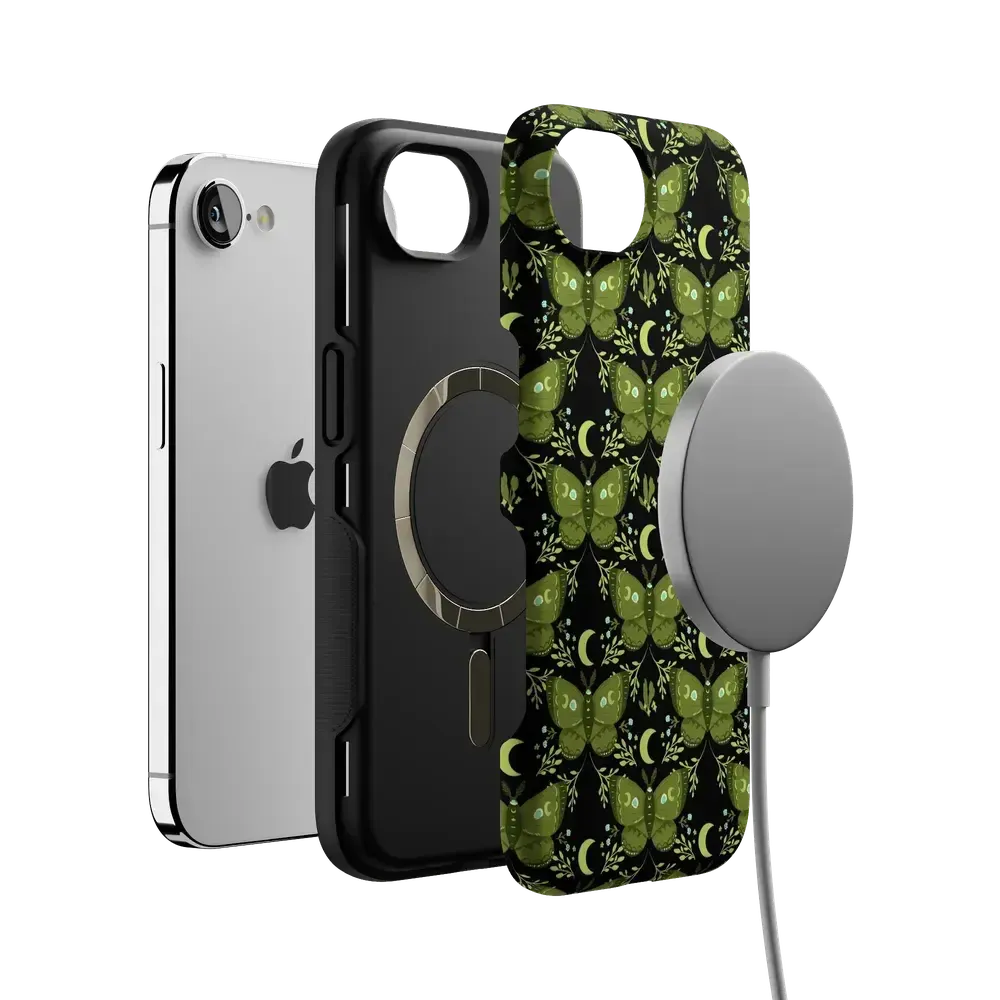 Mystic Moths | Green Twilight Case - Bansusa