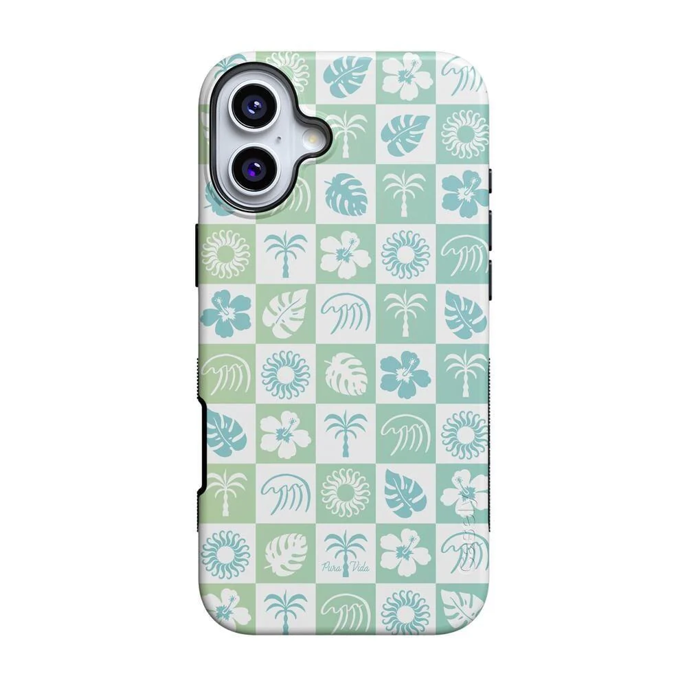 Coastal Checkers | Pura Vida Case - Bansusa