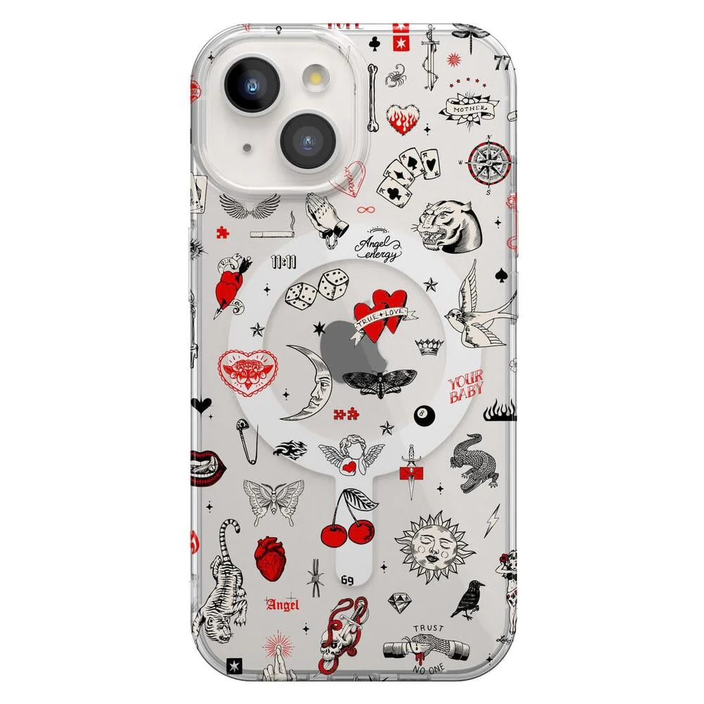 Not a Phase | Clear Flash Tattoo Case - Bansusa