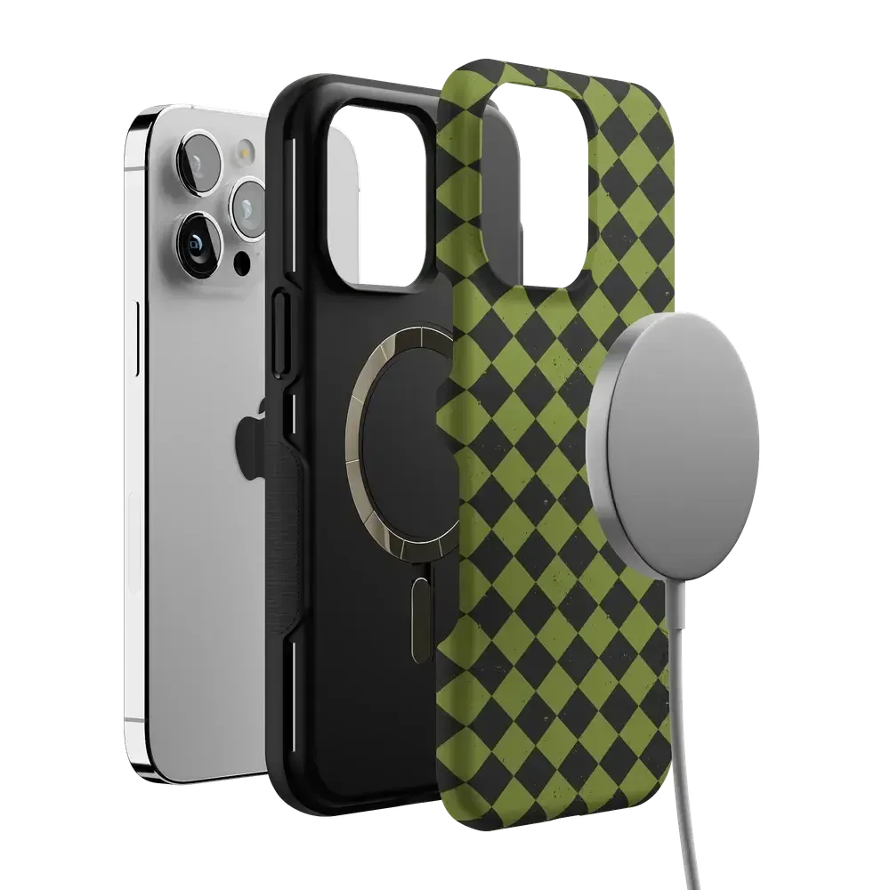 Wicked Hex | Green Checkered Case - Bansusa