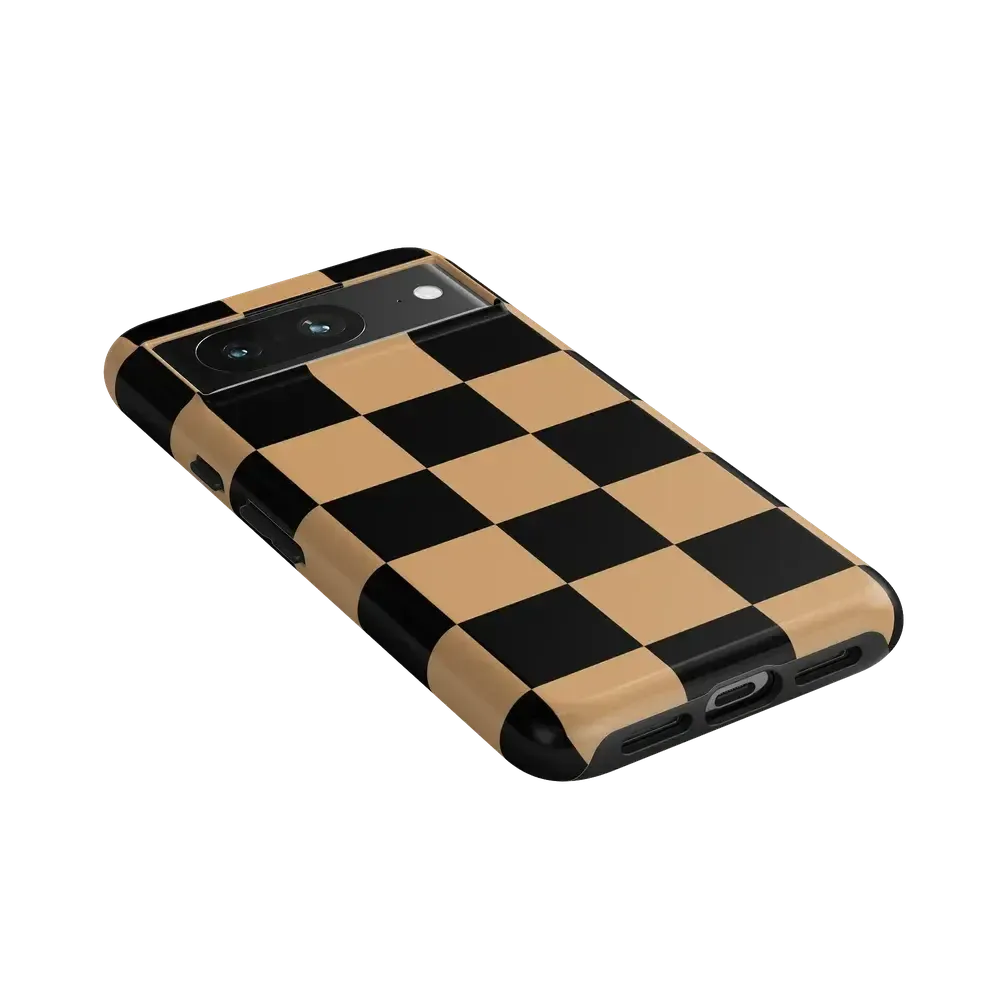 Fit Check | Black & Brown Checkerboard Case - Bansusa