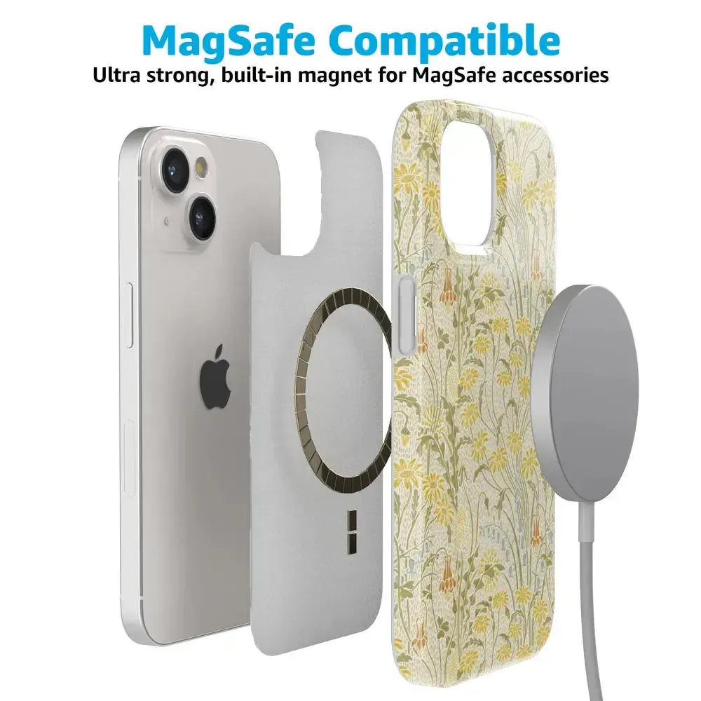 Boho Blooms | Golden Floral Case - Bansusa