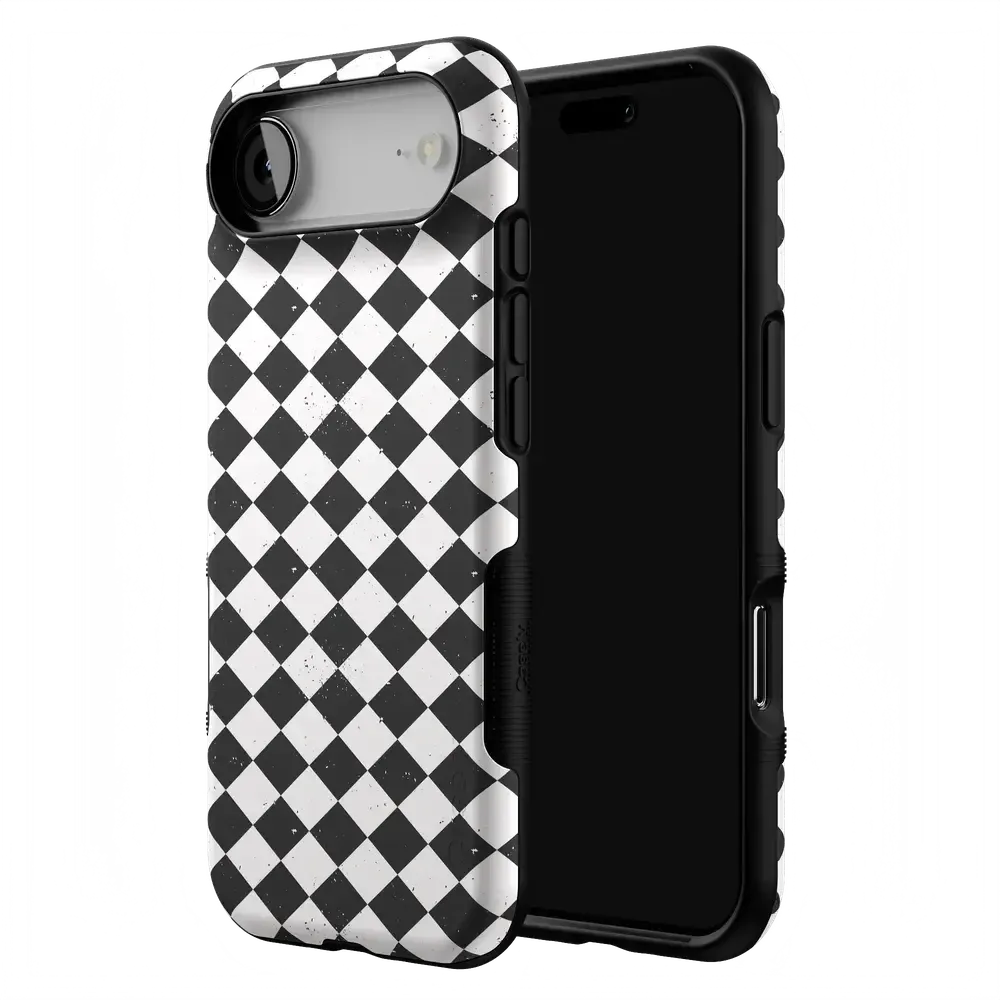 Salem's Hex | Black & White Checkered Case - Bansusa