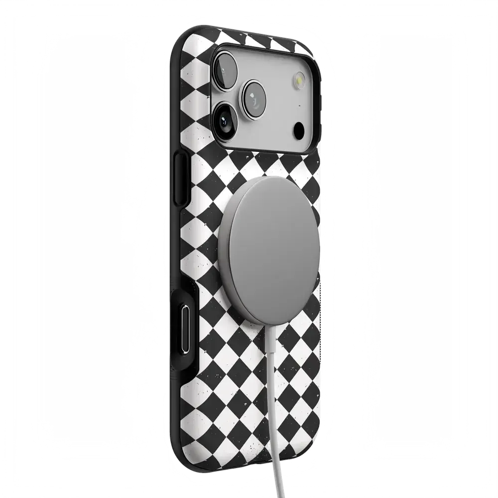 Salem's Hex | Black & White Checkered Case - Bansusa