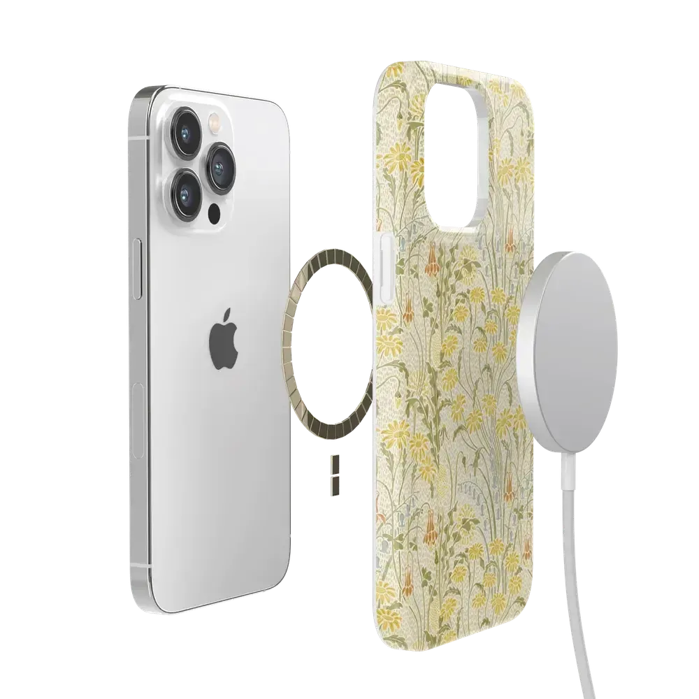 Boho Blooms | Golden Floral Case - Bansusa