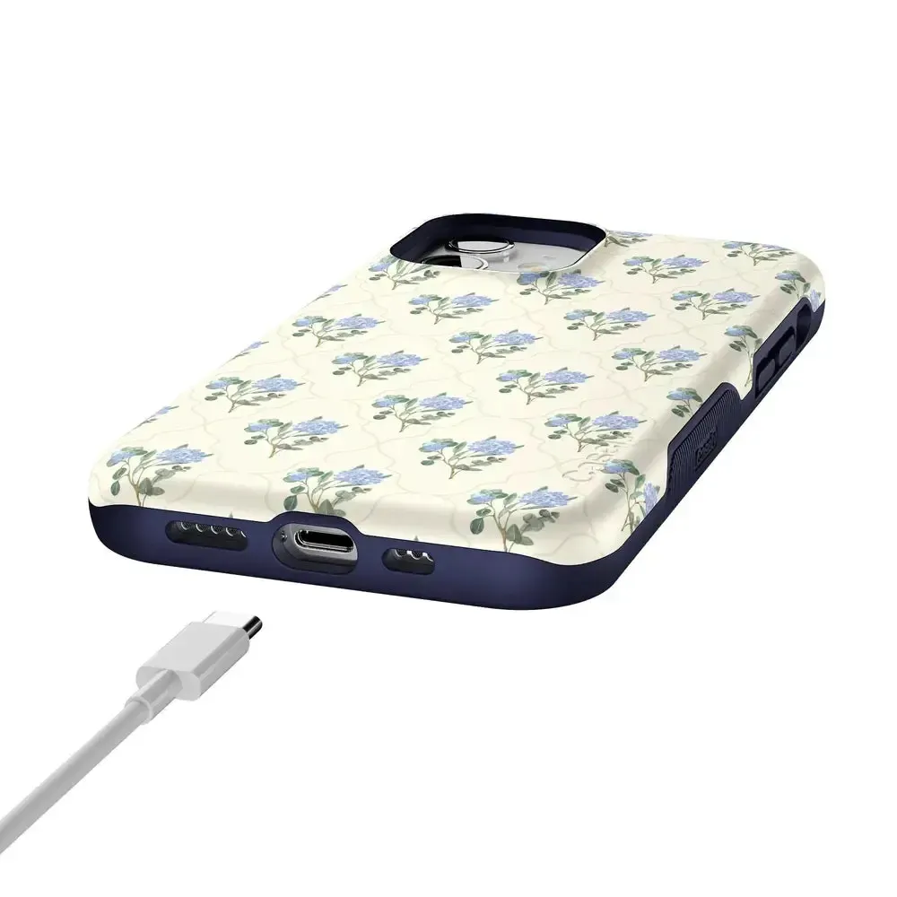 Vintage Garden | Blue Hydrangea Case - Bansusa