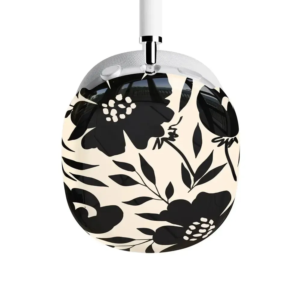Dark Fantasy | Contrast Floral AirPods Max Case - Bansusa