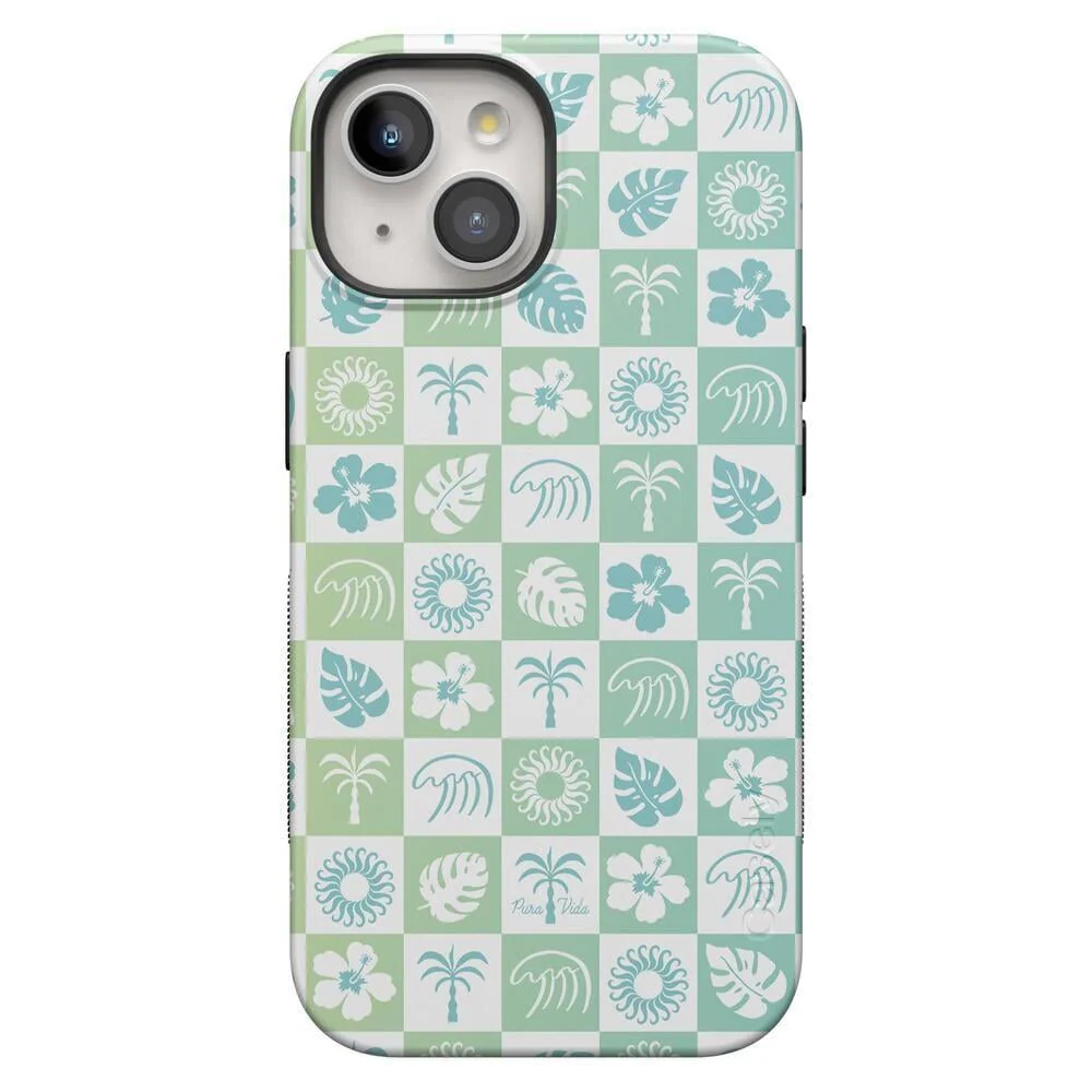 Coastal Checkers | Pura Vida Case - Bansusa