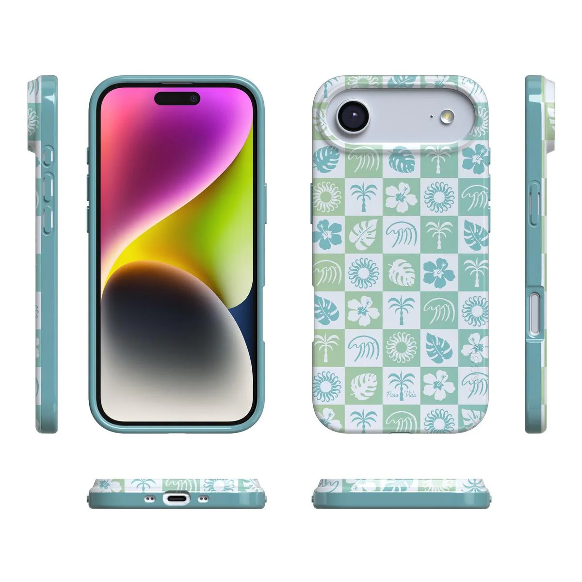 Coastal Checkers | Pura Vida Case - Bansusa