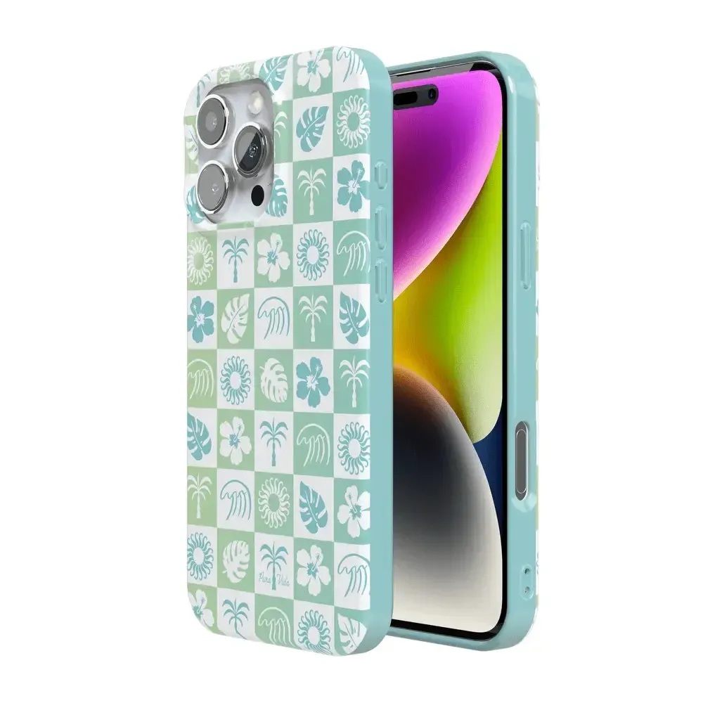Coastal Checkers | Pura Vida Case - Bansusa