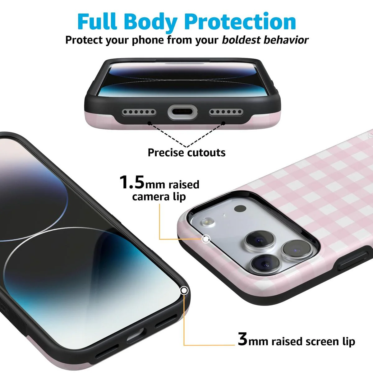 Pink Plaid | Sunday Best Case - Bansusa